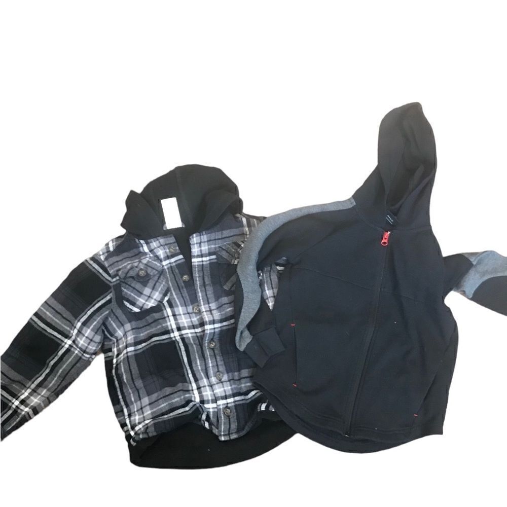 Boys Hoodie Jackets Size 4/5 Faded Glory and Athletic